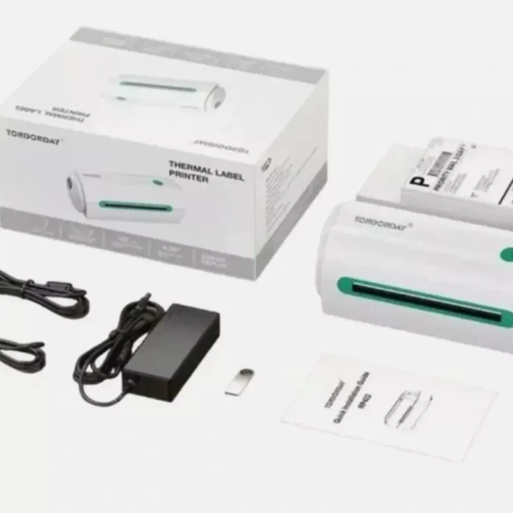 NWT TORDORDAY USB Thermal Label Printer 4x6inch